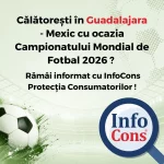 Călătorești în Guadalajara - Mexic cu ocazia Campionatului Mondial de Fotbal 2026 ? Rămâi informat cu InfoCons Protecția Consumatorilor !