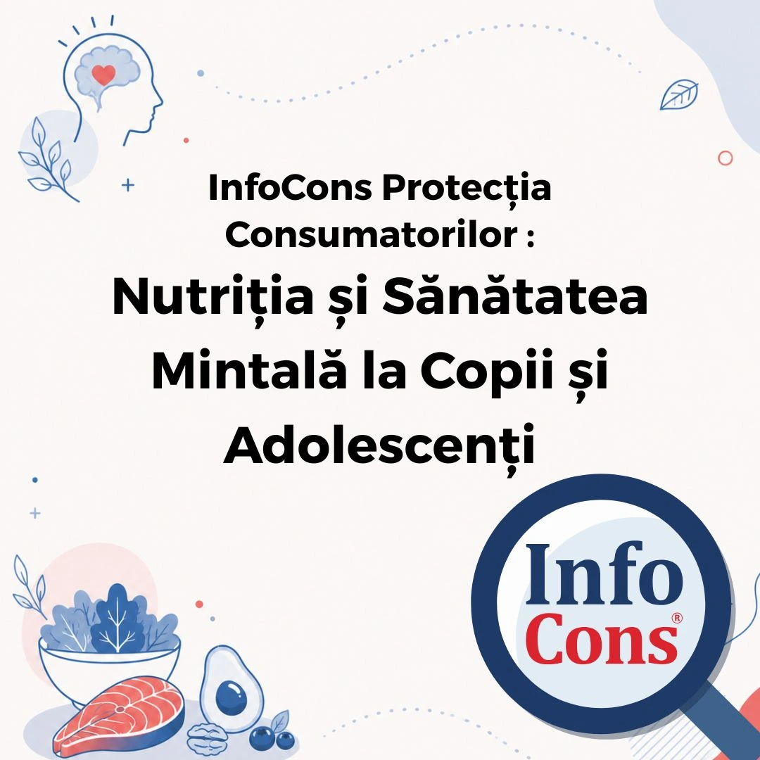 InfoCons Protecția Consumatorilor : Nutriția și Sănătatea Mintală la Copii și Adolescenți