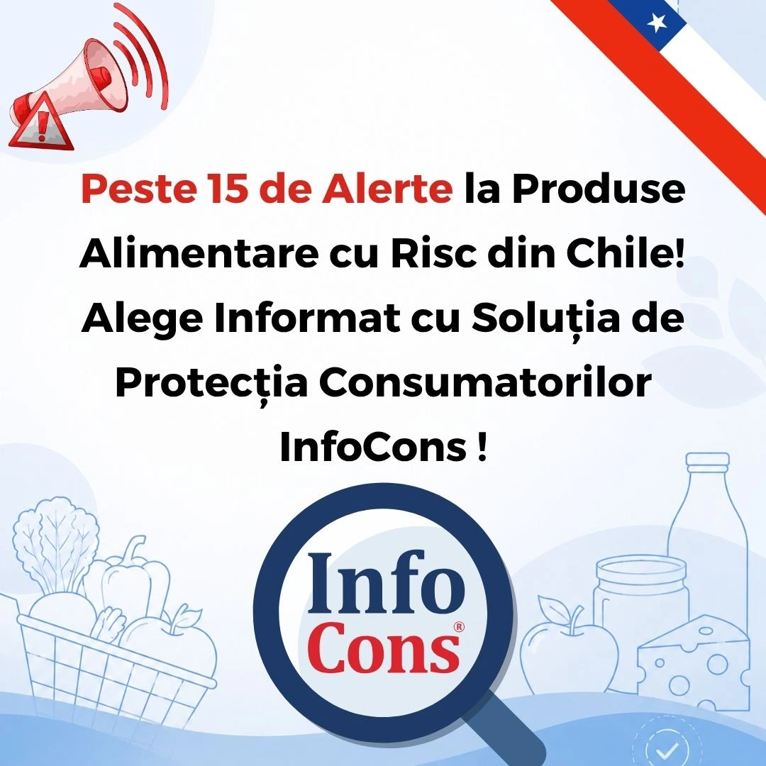 Peste 15 de Alerte la Produse Alimentare cu Risc din Chile ! Alege Informat cu Soluția de Protecția Consumatorilor InfoCons !