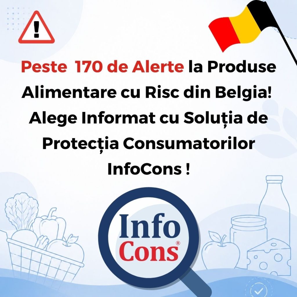 Peste 170 de Alerte la Produse Alimentare cu Risc din Belgia ! Alege Informat cu Soluția de Protecția Consumatorilor InfoCons !