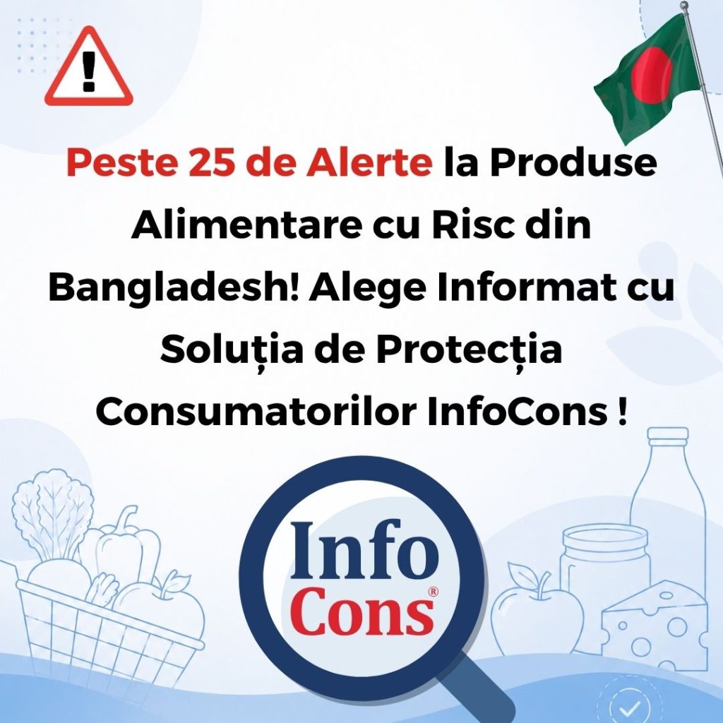 Peste 25 de Alerte la Produse Alimentare cu Risc din Bangladesh ! Alege Informat cu Soluția de Protecția Consumatorilor InfoCons !
