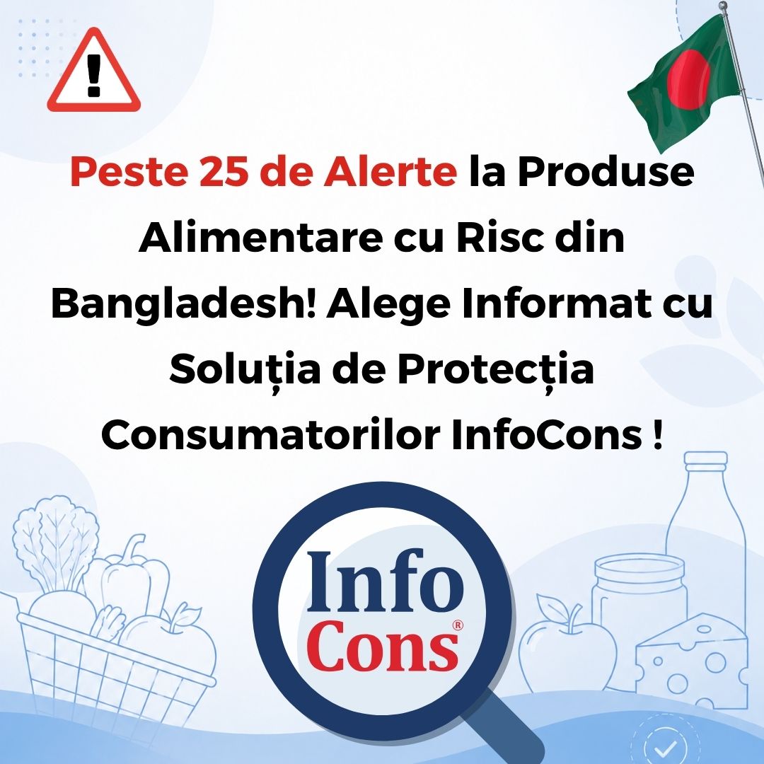 Peste 25 de Alerte la Produse Alimentare cu Risc din Bangladesh ! Alege Informat cu Soluția de Protecția Consumatorilor InfoCons !