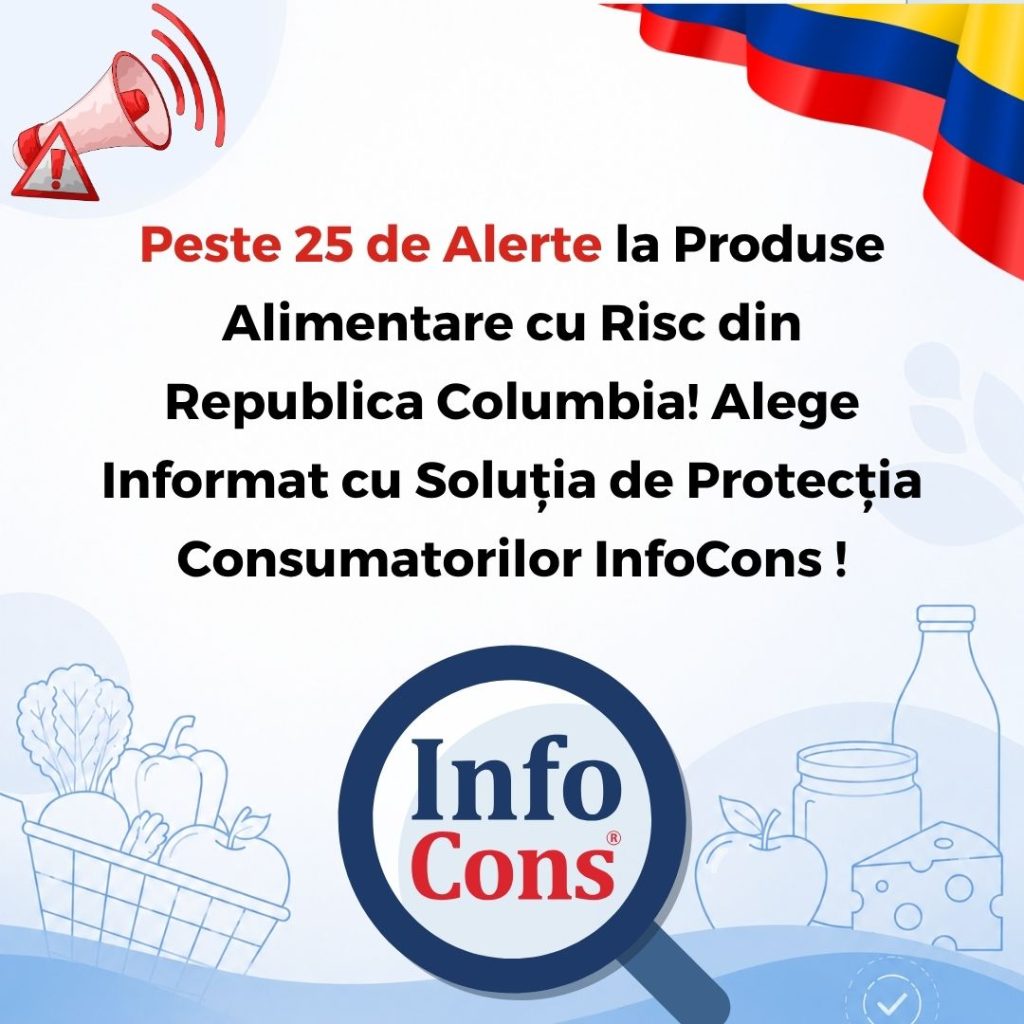 Peste 25 de Alerte la Produse Alimentare cu Risc din Republica Columbia ! Alege Informat cu Soluția de Protecția Consumatorilor InfoCons !