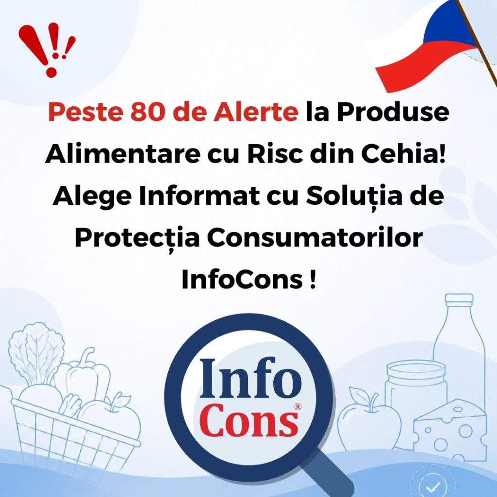 Peste 80 de Alerte la Produse Alimentare cu Risc din Republica Cehă / Cehia ! Alege Informat cu Soluția de Protecția Consumatorilor InfoCons !