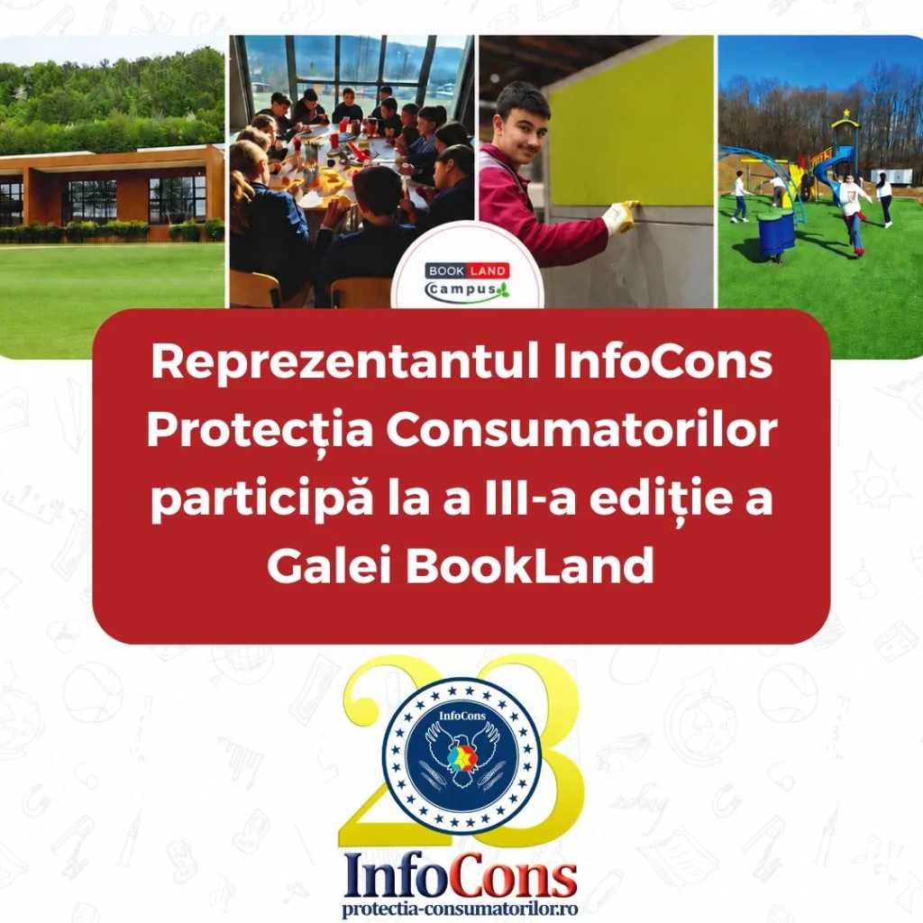 Reprezentantul InfoCons Protecția Consumatorilor participă la a III-a ediție a Galei BookLand