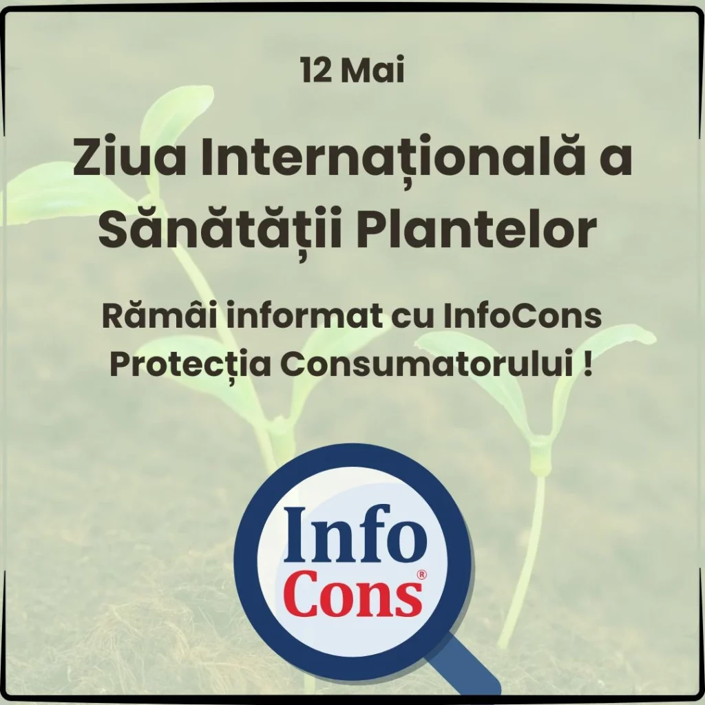 Ziua Internațională a Sănătății Plantelor - Rămâi informat cu InfoCons Protecția Consumatorului !