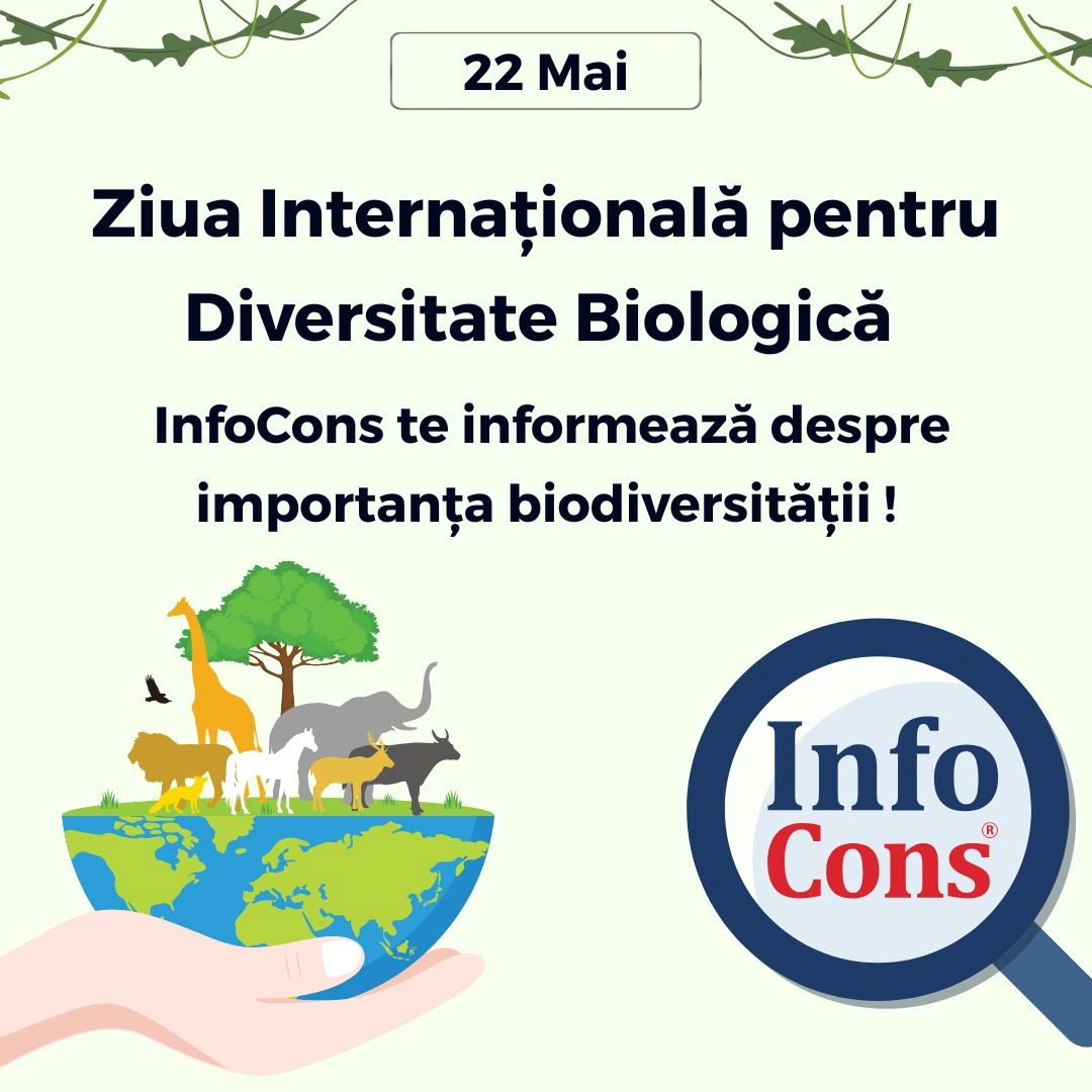 Ziua Internațională pentru Diversitate Biologică - InfoCons Protecția Consumatorilor te informează despre importanța biodiversității !