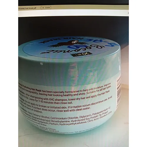 Mască de păr, 250 ml.