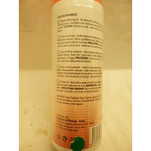 Mama Africa Cosmetics - Ulei de corp pentru iluminat