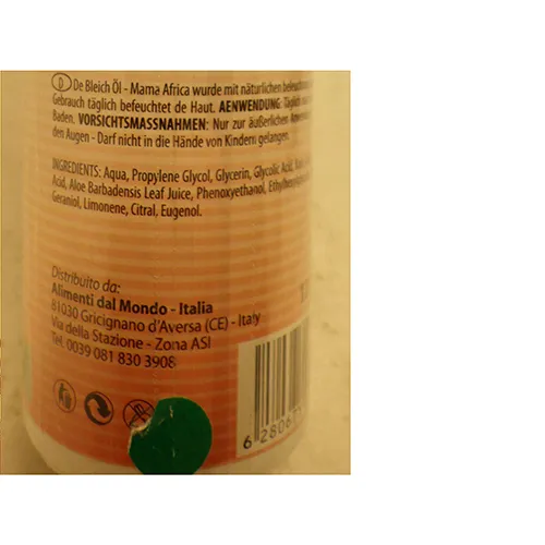 Mama Africa Cosmetics - Ulei de corp pentru iluminat