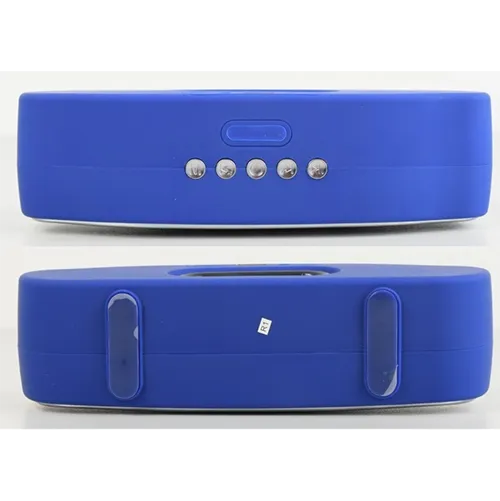 Difuzor wireless cu carcasă din plastic și baterie reîncărcabilă integrată.