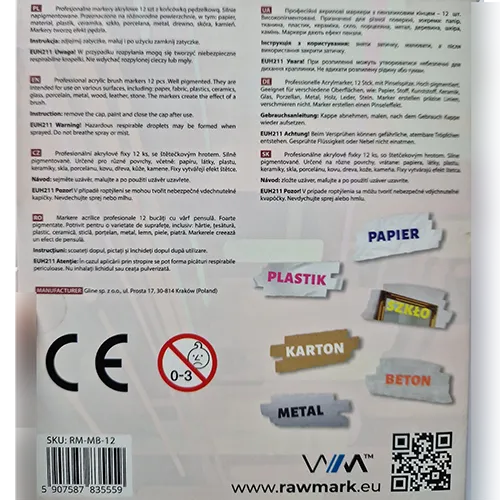 RAWMARK - Stilouri injectoare (pen-uri) cu vârf de pâslă