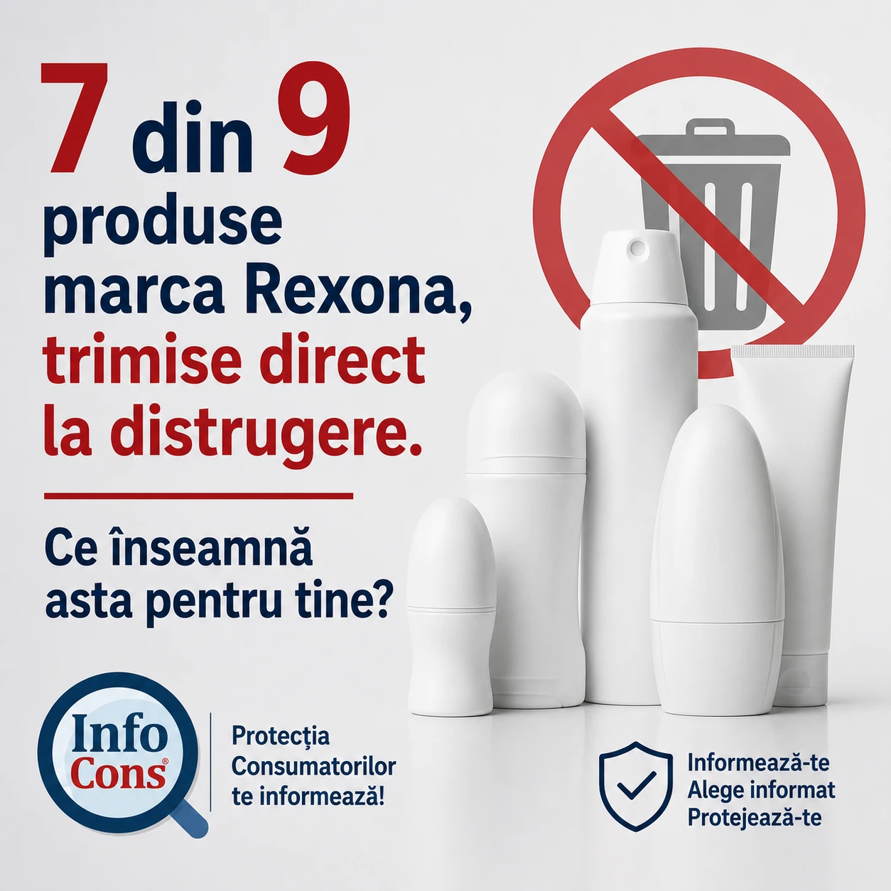 7 din 9 produse marca Rexona, trimise direct la distrugere. Ce &icirc;nseamnă asta pentru tine ?
