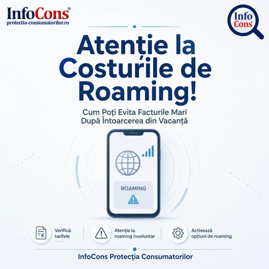Atenție la Costurile de Roaming ! Cum Poți Evita Facturile Mari După &Icirc;ntoarcerea din Vacanță &ndash; InfoCons Protecția Consumatorilor te informează !
