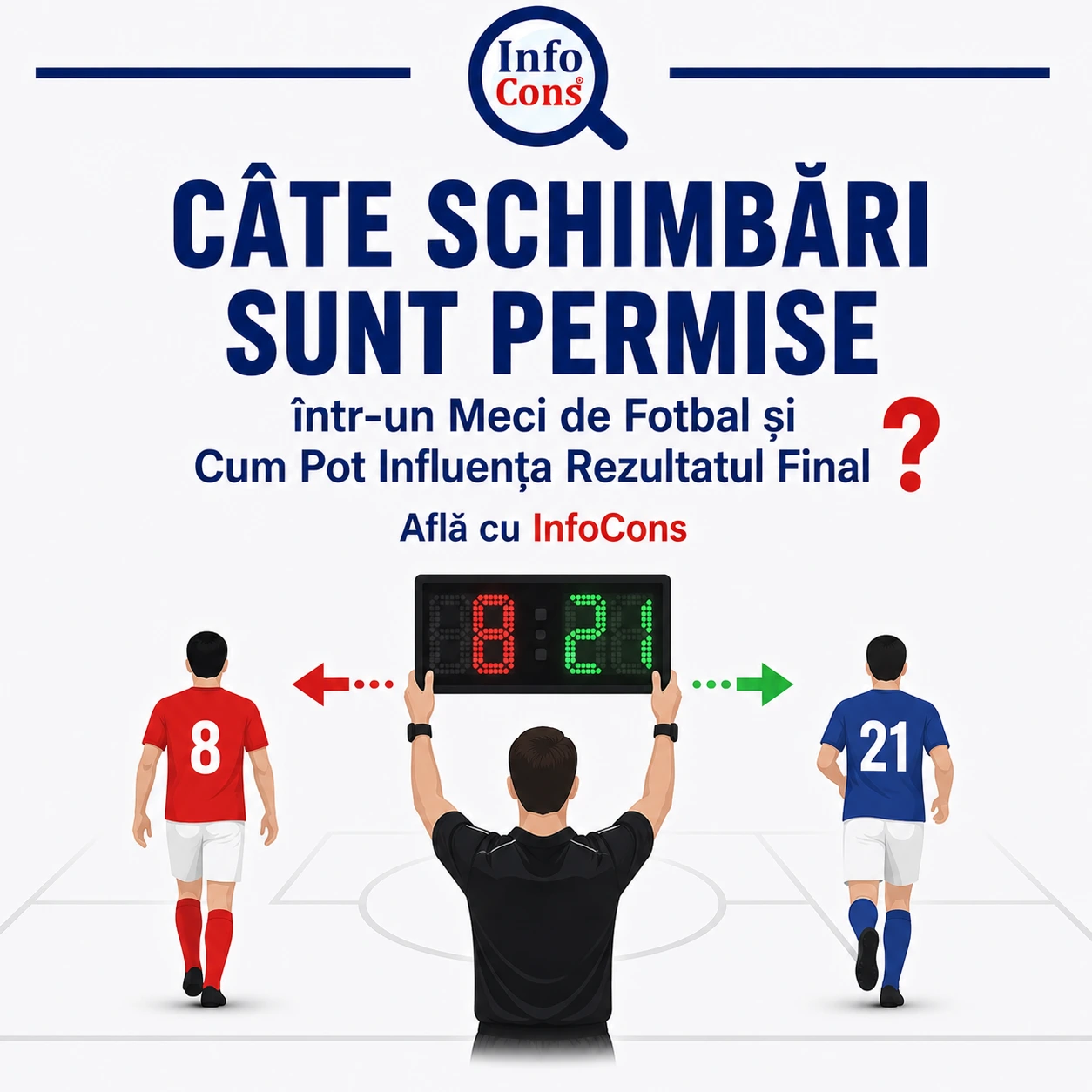 Câte Schimbări Sunt Permise într-un Meci de Fotbal și Cum Pot Influența Rezultatul Final ? Află cu InfoCons