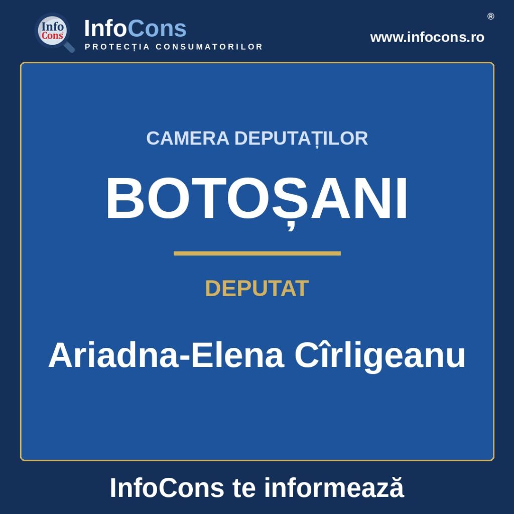 Camera Deputaților și deputata Ariadna-Elena C&icirc;rligeanu &ndash; InfoCons te informează