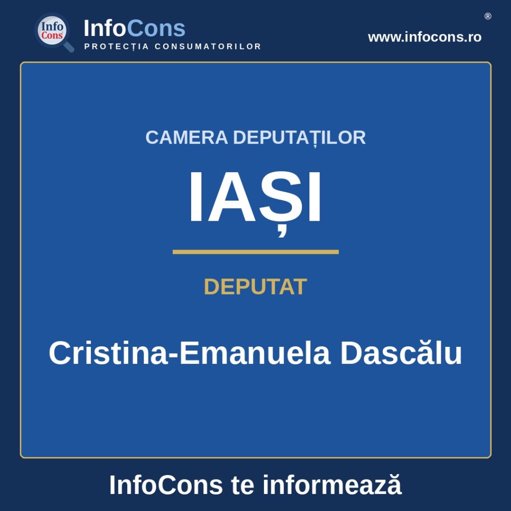 Camera Deputaților și deputata Cristina-Emanuela Dascălu &ndash; InfoCons te informează