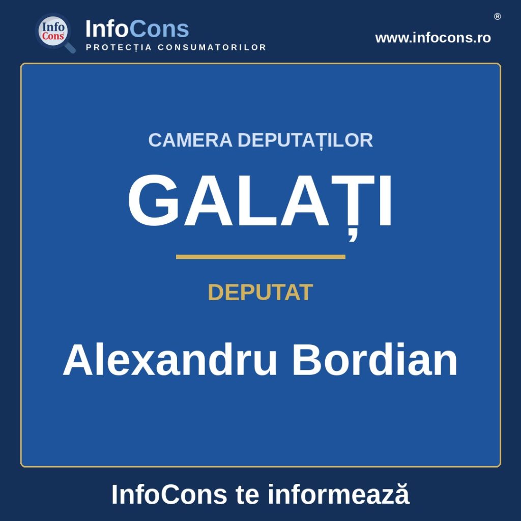 Camera Deputaților și deputatul Alexandru Bordian – InfoCons te informează