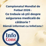Campionatul Mondial de Fotbal 2026 : Ce trebuie să știi despre asigurarea medicală de călătorie ? Rămâi informat cu InfoCons !