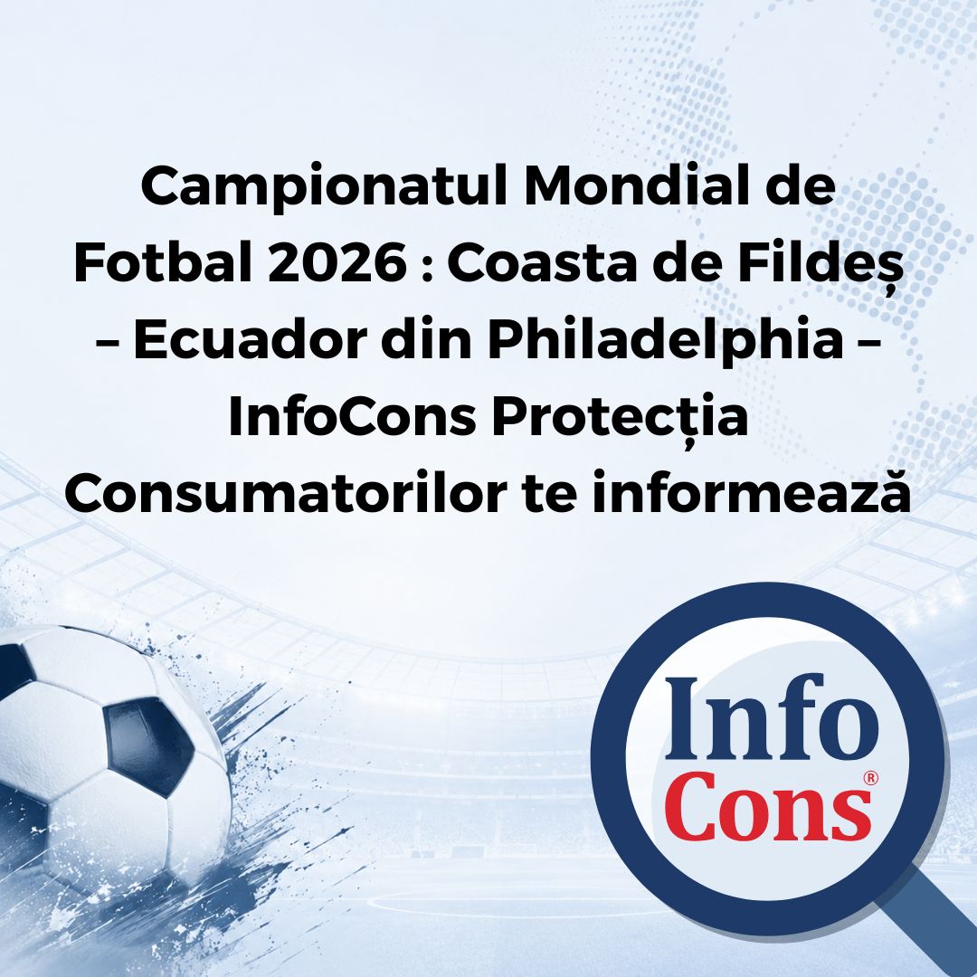 Campionatul Mondial de Fotbal 2026 : Coasta de Fildeș – Ecuador din Philadelphia – InfoCons Protecția Consumatorilor te informează
