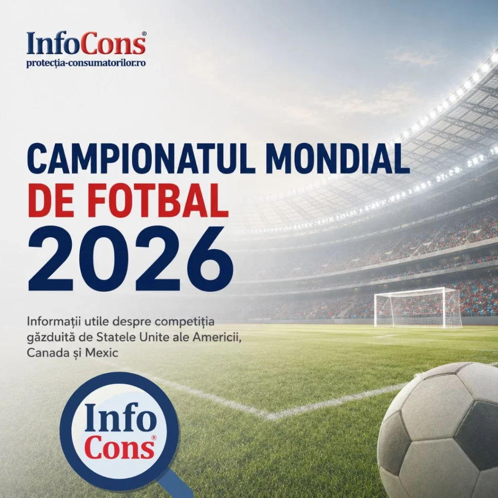 Campionatul Mondial de Fotbal 2026 : Informații Utile despre Competiția Găzduită de Statele Unite ale Americii , Canada și Mexic - InfoCons Protecția Consumatorilor te informează !