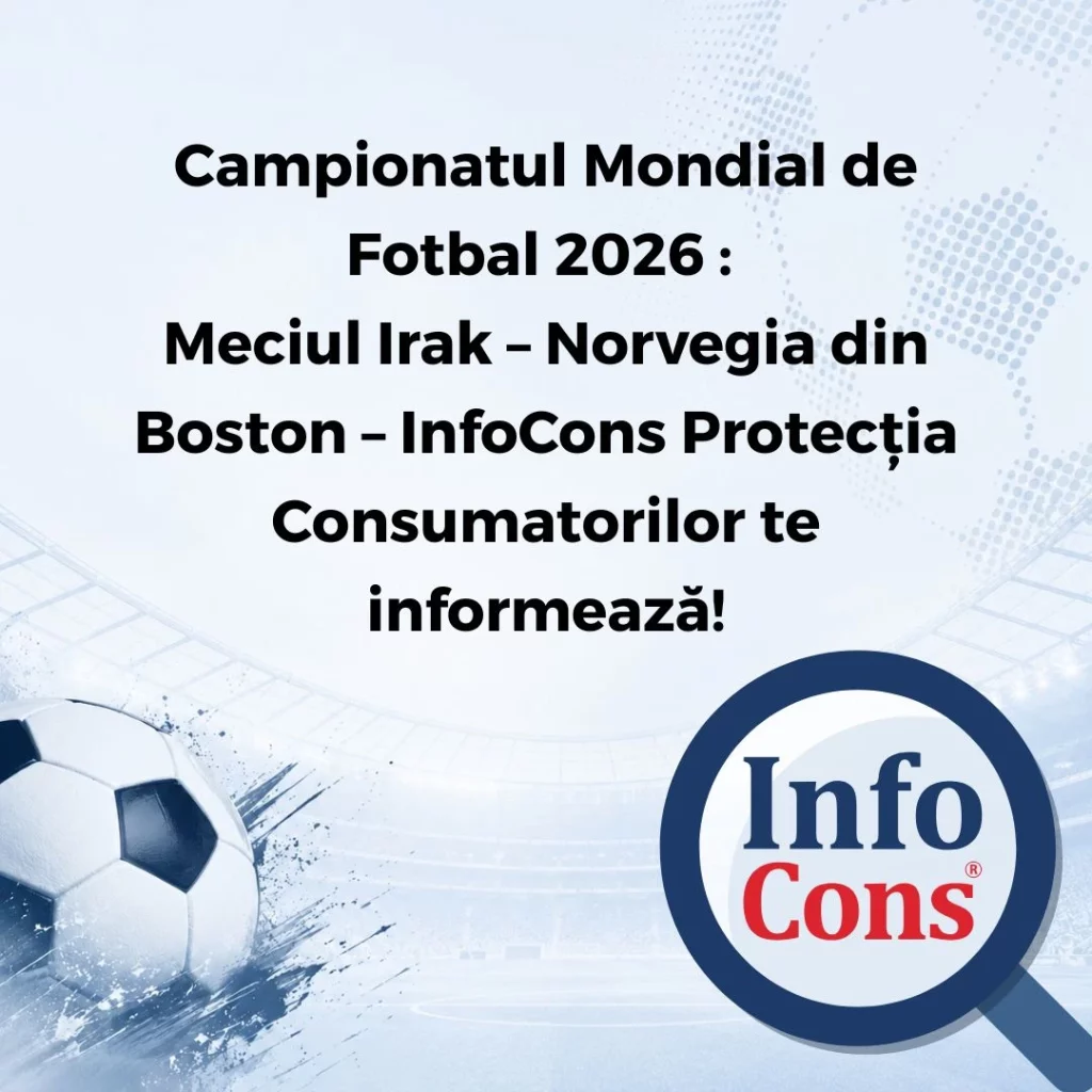 Campionatul Mondial de Fotbal 2026 : Meciul Irak – Norvegia din Boston – InfoCons Protecția Consumatorilor te informează!