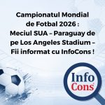 Campionatul Mondial de Fotbal 2026 : Meciul SUA – Paraguay de pe Los Angeles Stadium – Fii informat cu InfoCons Protecția Consumatorilor !