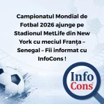 Campionatul Mondial de Fotbal 2026 ajunge pe Stadionul MetLife din New York cu meciul Franța – Senegal – Fii informat cu InfoCons Protecția Consumatorilor !