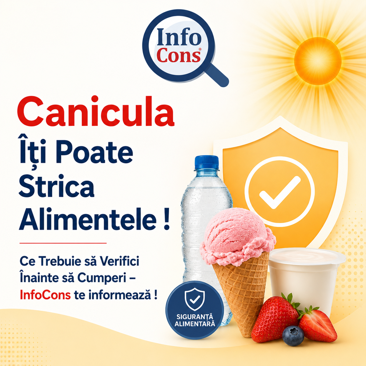 Canicula Îți Poate Strica Alimentele ! Ce Trebuie să Verifici Înainte să Cumperi – InfoCons te informează !