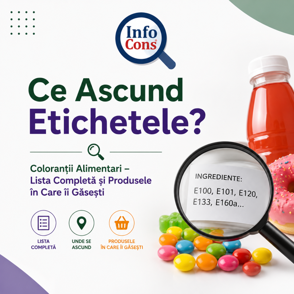Ce Ascund Etichetele ? Coloranții Alimentari &ndash; Lista Completă și Produsele &icirc;n Care &icirc;i Găsești
