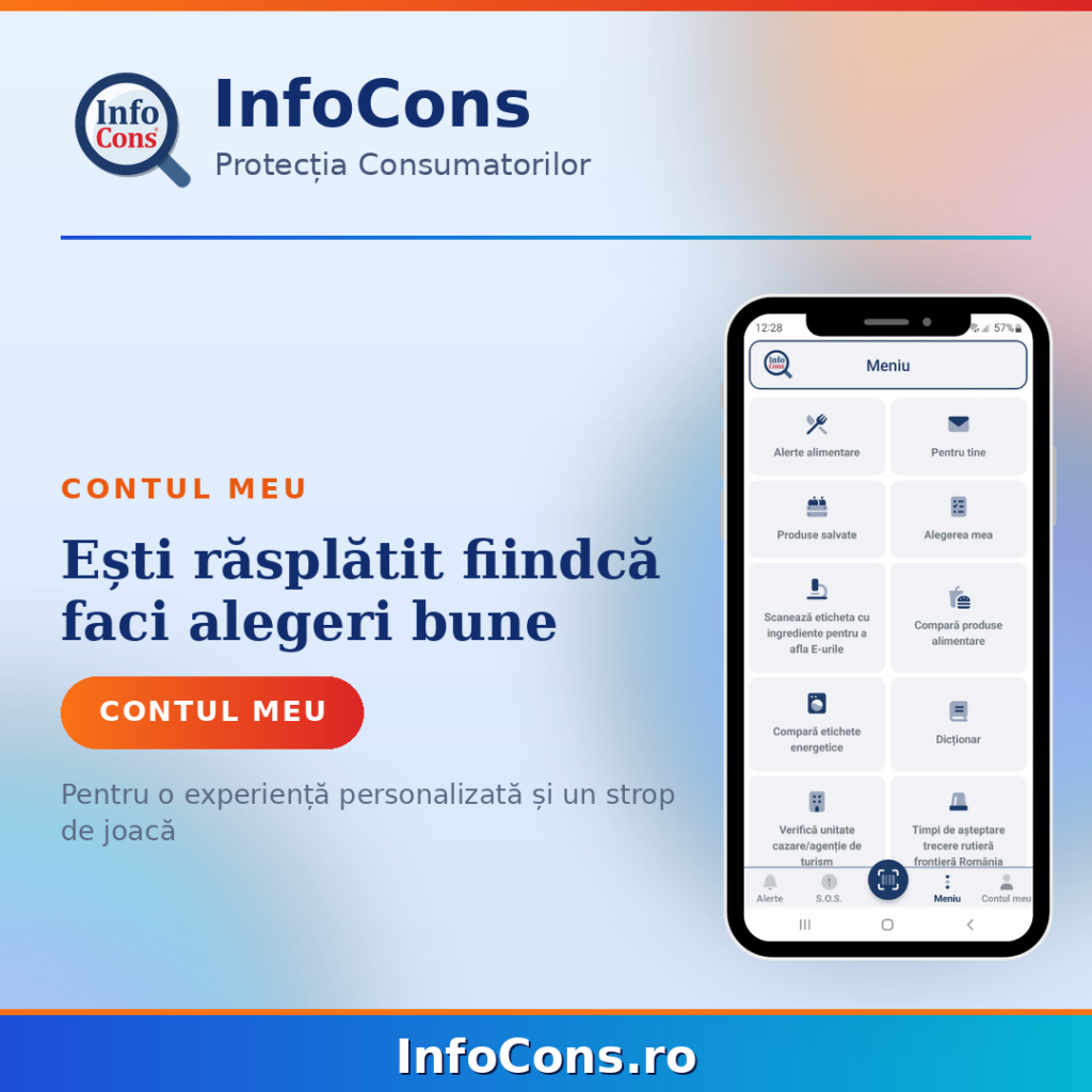 Contul Meu - ești răsplătit fiindcă faci alegeri bune - Aplicația InfoCons