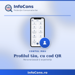 Contul meu - profilul tău cu cod QR și o experiență făcută pe gusturile tale - Aplicația InfoCons
