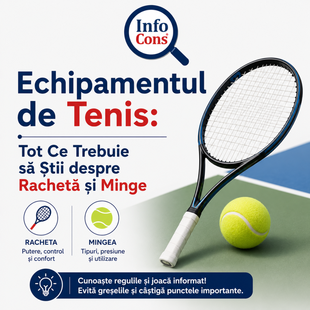 Echipamentul de Tenis : Tot Ce Trebuie să Știi despre Rachetă și Minge