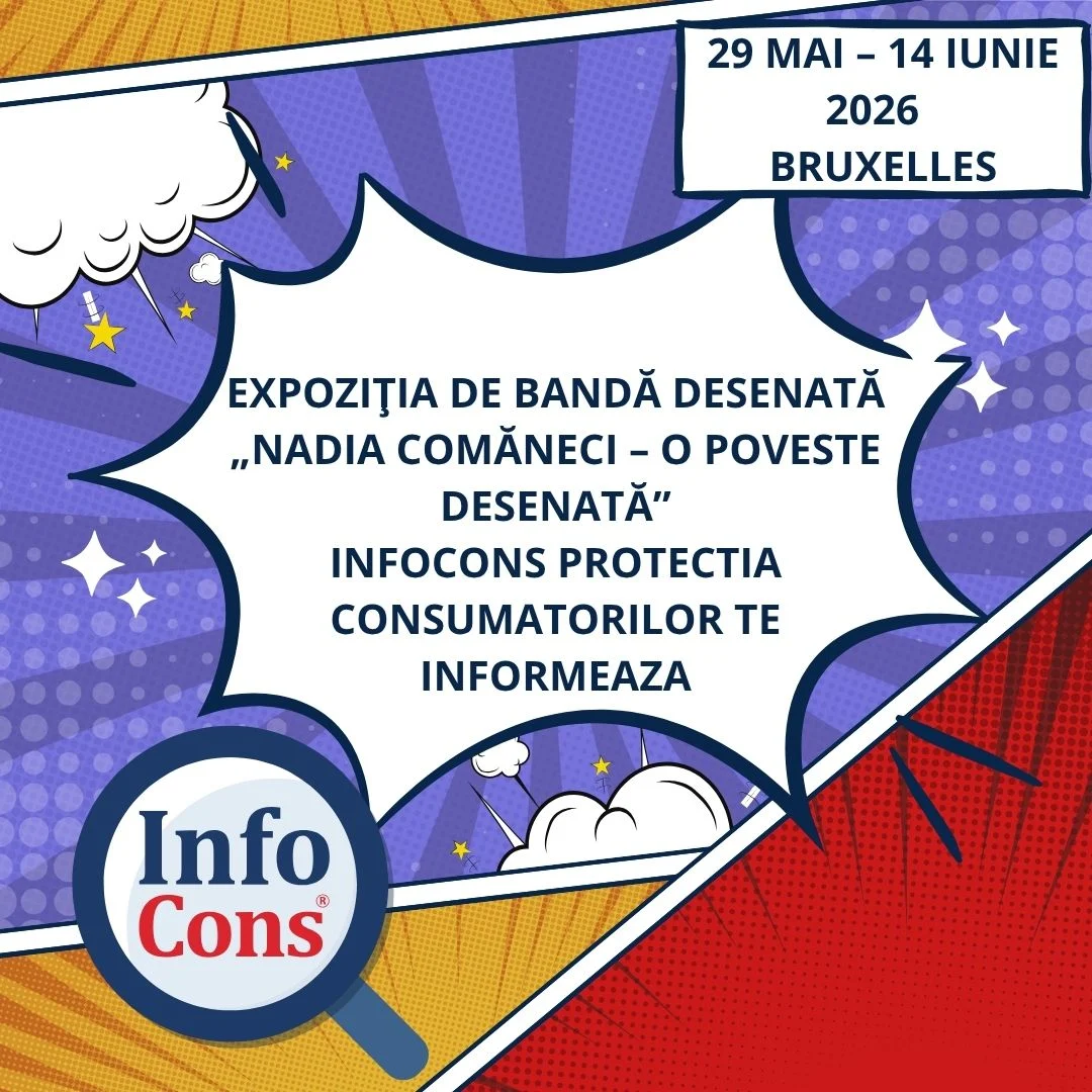 Expoziția de bandă desenată &bdquo;Nadia Comăneci &ndash; o poveste desenată&rdquo;  &icirc;n perioada 29 mai &ndash; 14 iunie 2026 la Bruxelles &ndash; InfoCons protectia consumatorilor te informeaza