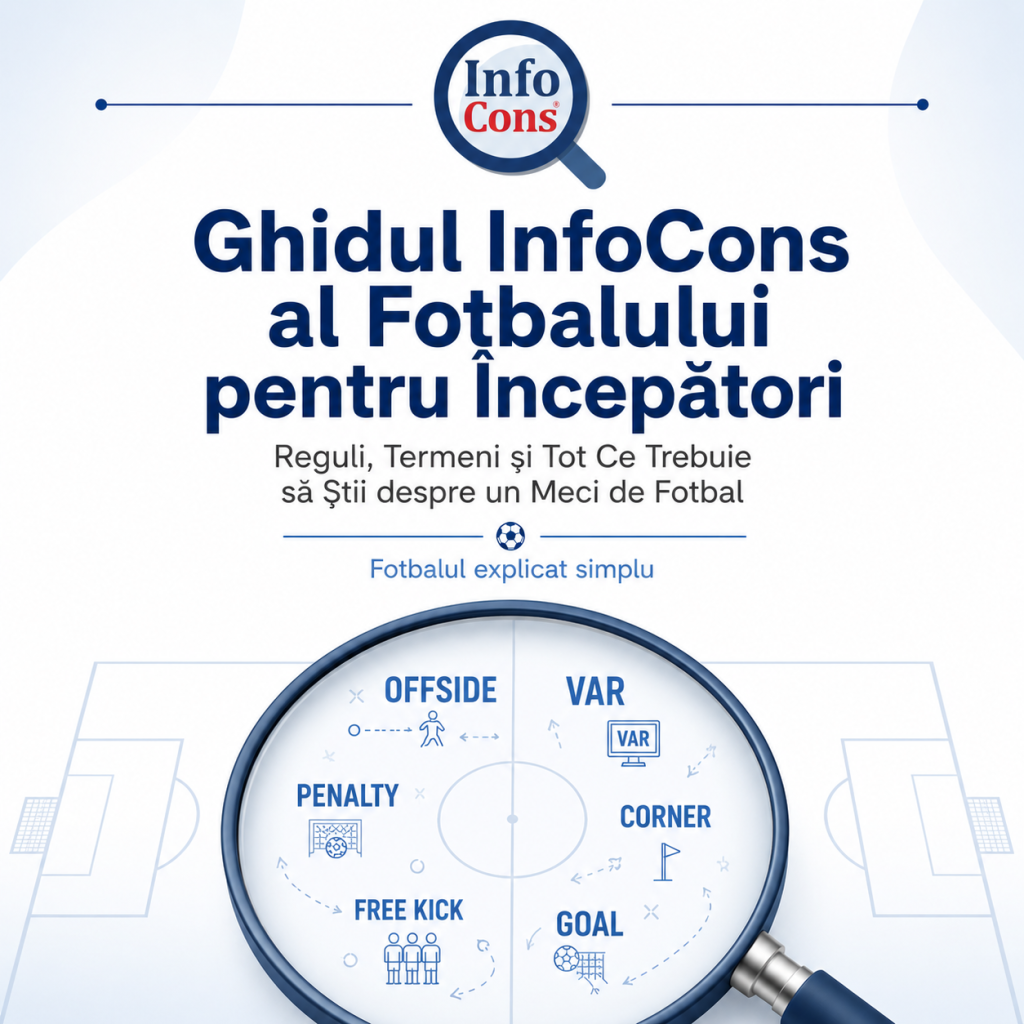 Ghidul InfoCons al Fotbalului pentru Începători Reguli , Termeni și Tot Ce Trebuie să Știi despre un Meci de Fotbal