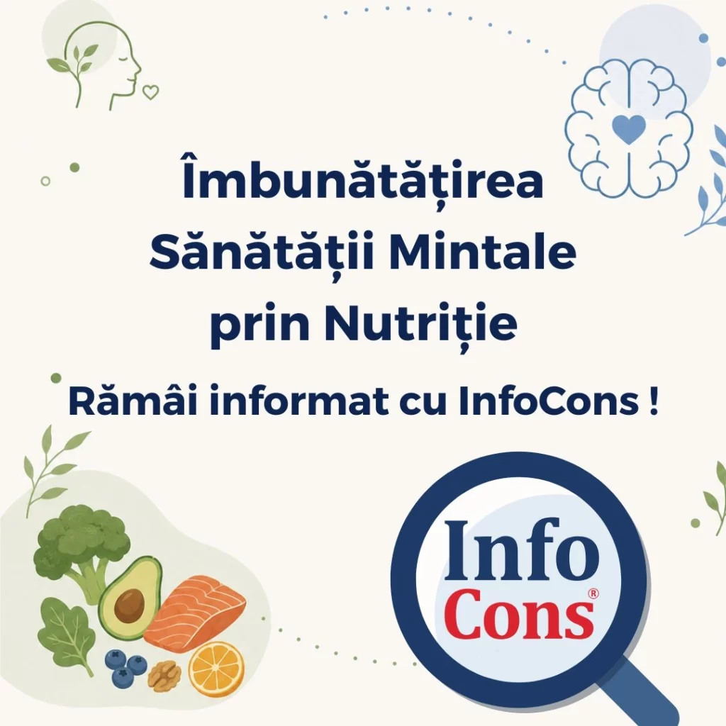 Îmbunătățirea Sănătății Mintale prin Nutriție – Rămâi informat cu InfoCons !