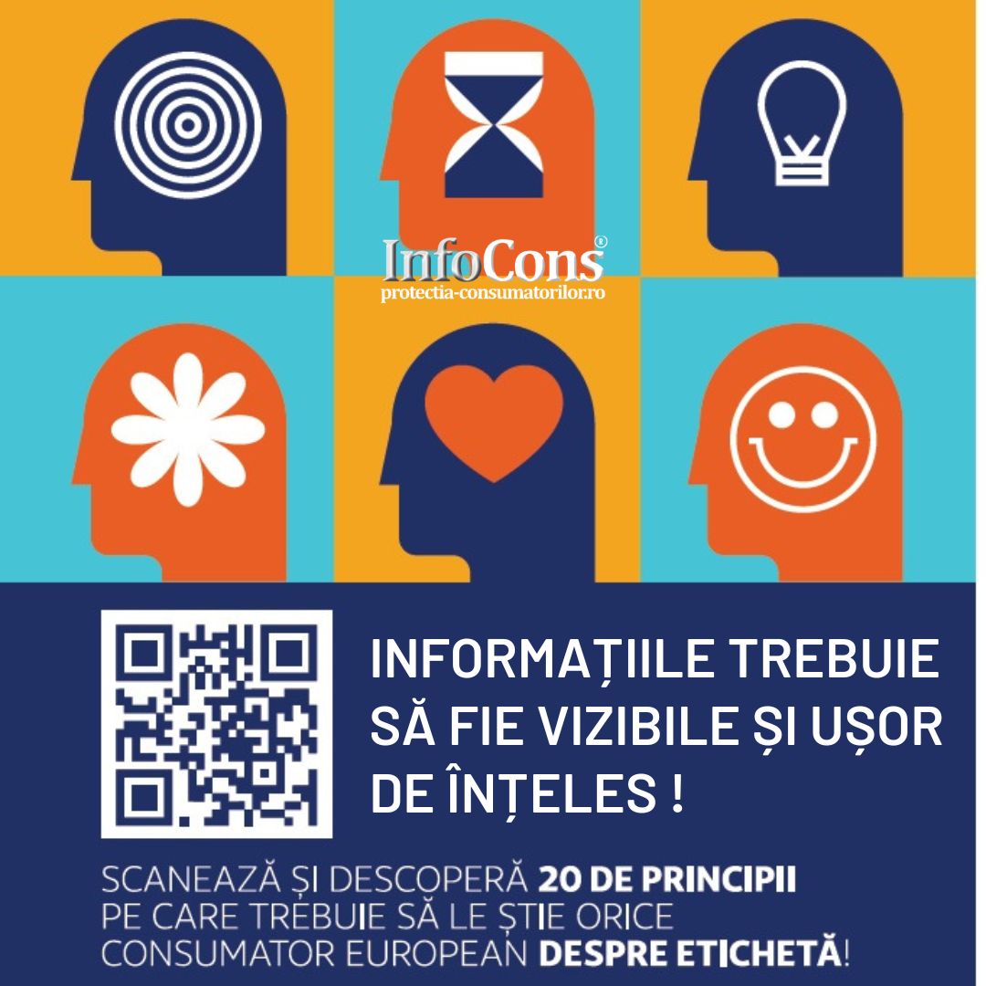 Info Eticheta &ndash; Principiul 2 : Informațiile trebuie să fie vizibile și ușor de &icirc;nțeles !