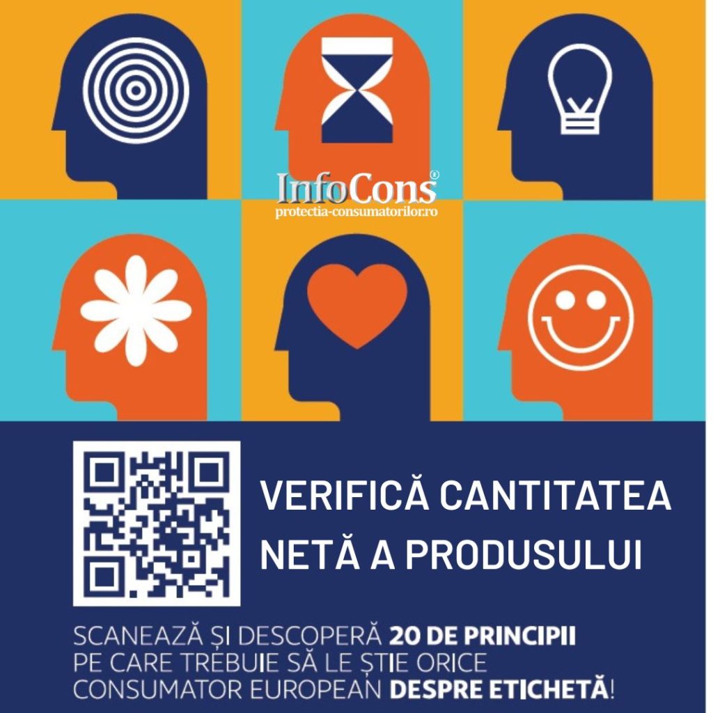 Info Eticheta – Principiul 10 : Verifică cantitatea netă a produsului