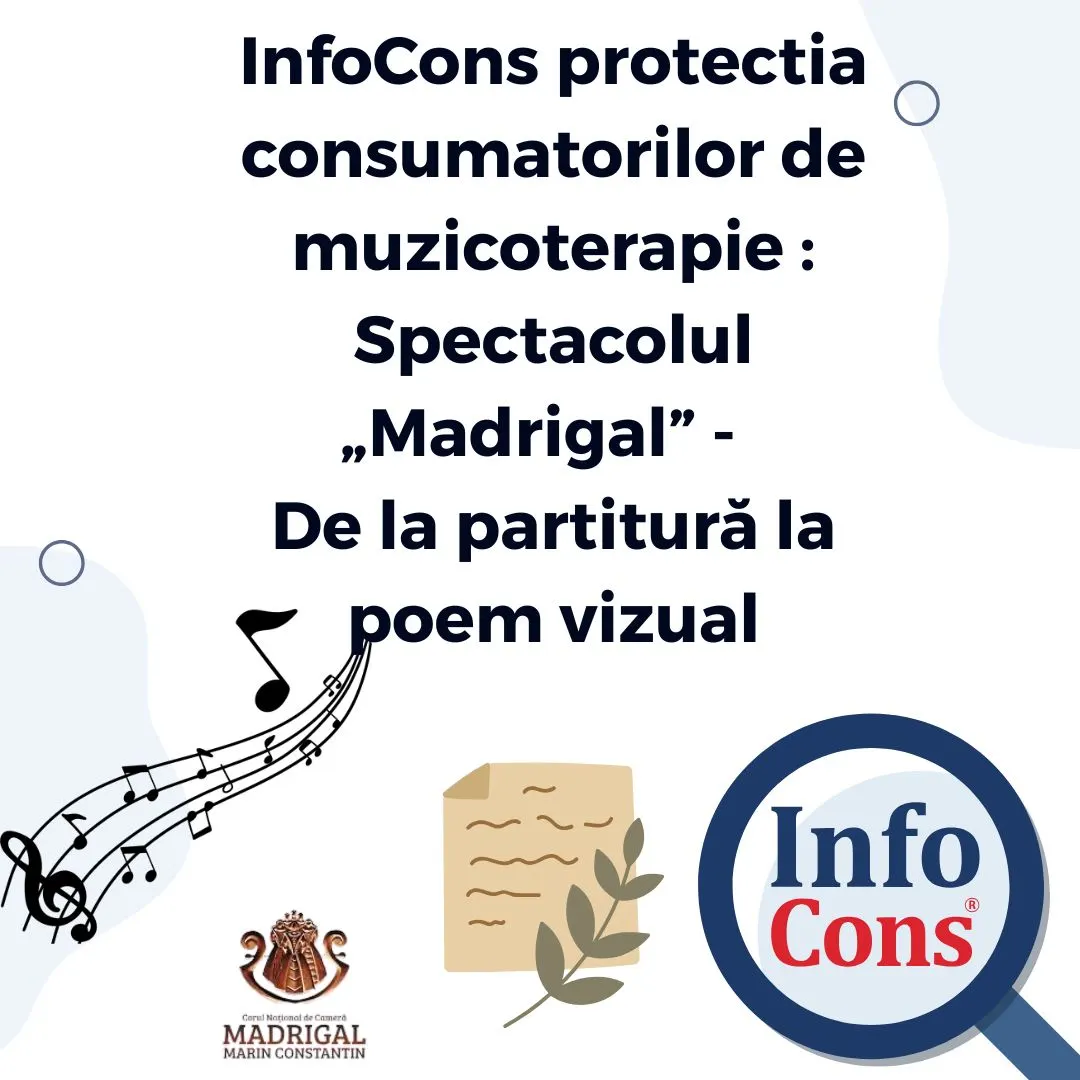 InfoCons protectia consumatorilor de muzicoterapie : Spectacolul &bdquo;Madrigal&rdquo; &ndash;  De la partitură la poem vizual