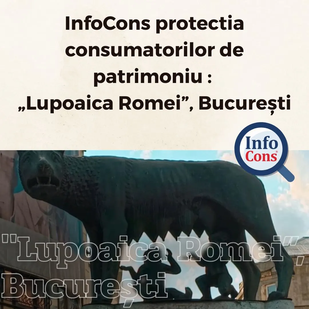 InfoCons protectia consumatorilor de patrimoniu : &bdquo;Lupoaica Romei&rdquo;, București