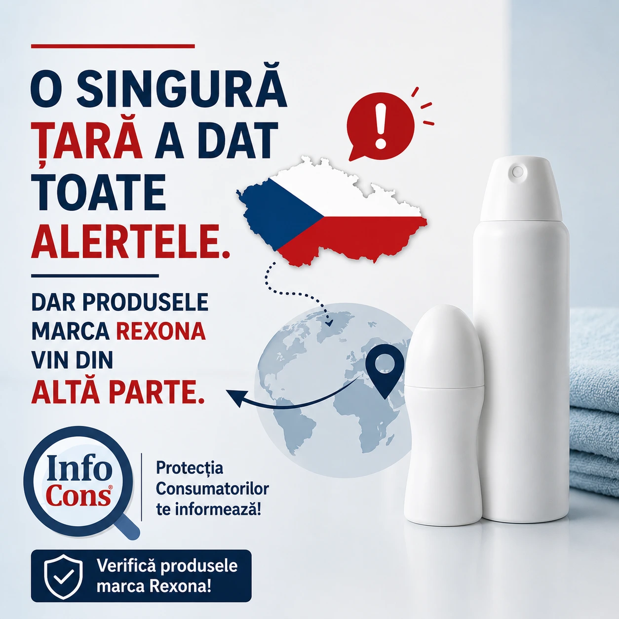 O singură țară a dat toate alertele. Dar produsele marca Rexona vin din altă parte