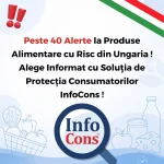Peste 40 de Alerte la Produse Alimentare cu Risc din Ungaria ! Alege Informat cu Soluția de Protecția Consumatorilor InfoCons !