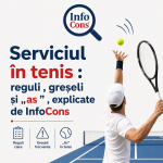 Serviciul în tenis : reguli , greșeli și „ as ” , explicate de InfoCons