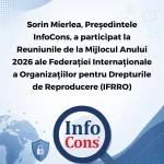 Sorin Mierlea, Președintele InfoCons, a participat la Reuniunile de la Mijlocul Anului 2026 ale Federației Internaționale a Organizațiilor pentru Drepturile de Reproducere - IFRRO