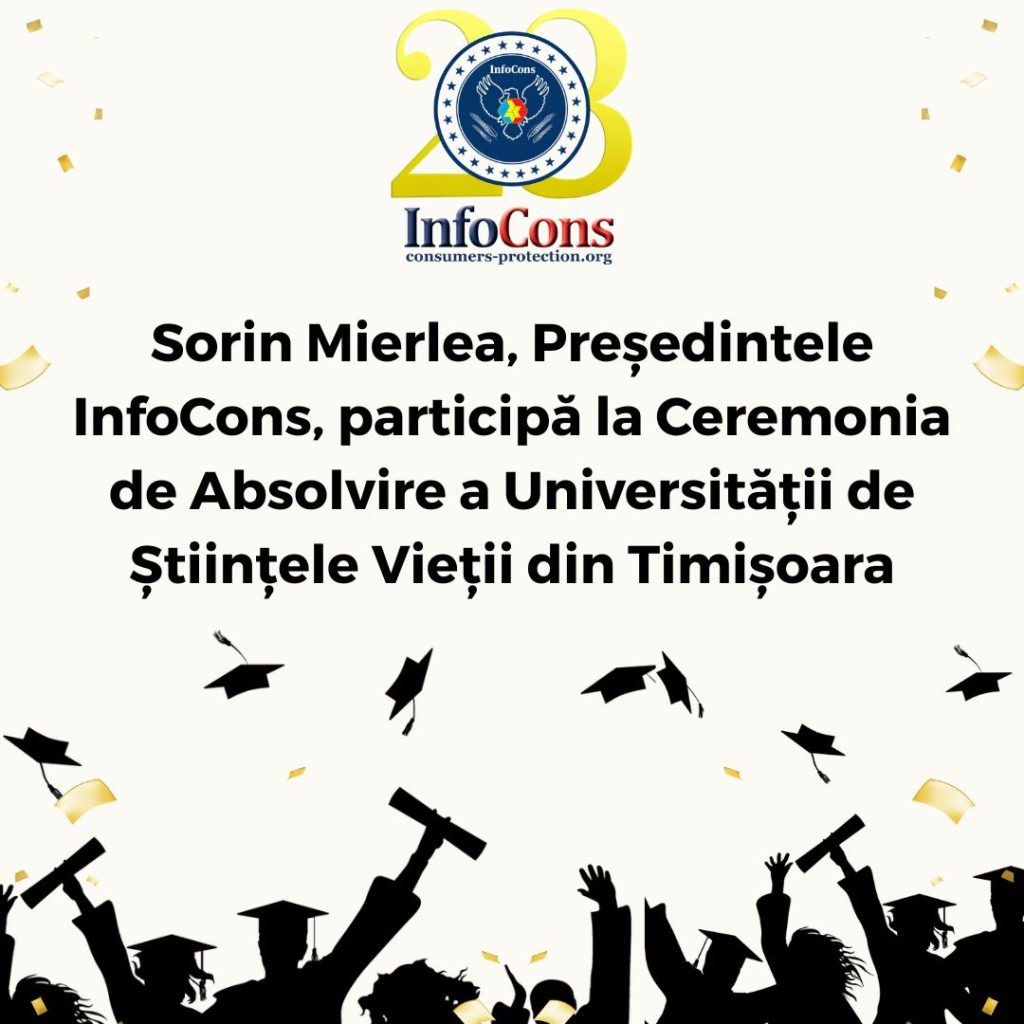 Sorin Mierlea , Președintele InfoCons , participă la Ceremonia de Absolvire a Universității de Științele Vieții din Timișoara