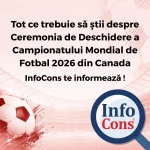 Tot ce trebuie să știi despre Ceremonia de Deschidere a Campionatului Mondial de Fotbal 2026 din Canada – InfoCons Protecția Consumatorilor te informează !