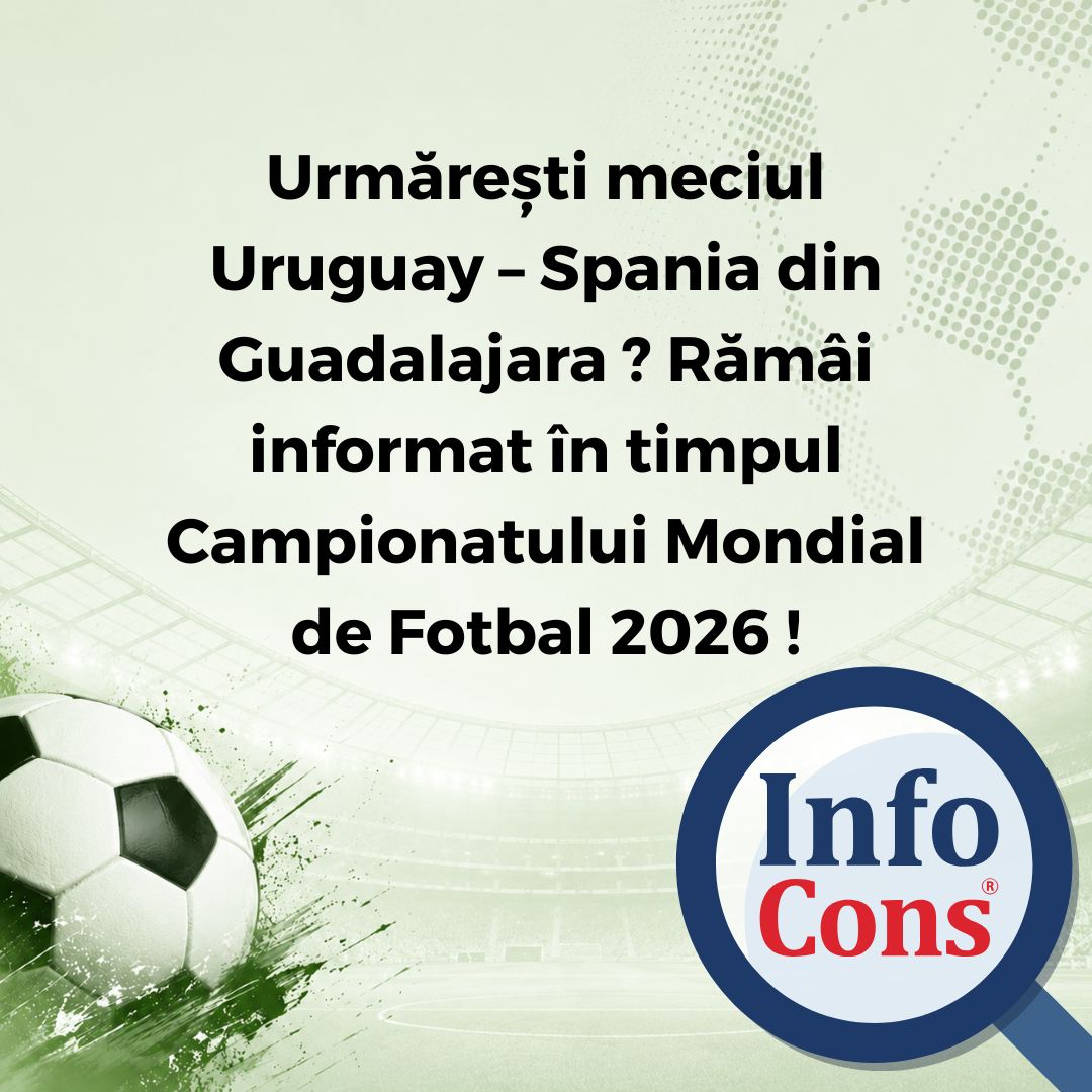 Urmărești meciul Uruguay – Spania din Guadalajara ? Rămâi informat în timpul Campionatului Mondial de Fotbal 2026 !