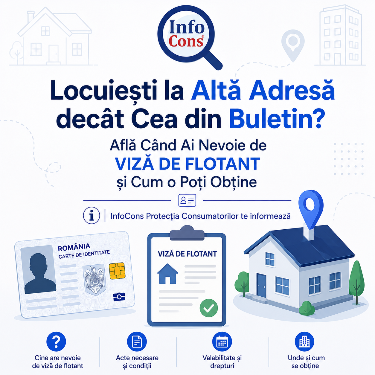 Locuiești la Altă Adresă dec&acirc;t Cea din Buletin ? Află C&acirc;nd Ai Nevoie de Viză de Flotant și Cum o Poți Obține &ndash; InfoCons Protecția Consumatorilor te informează