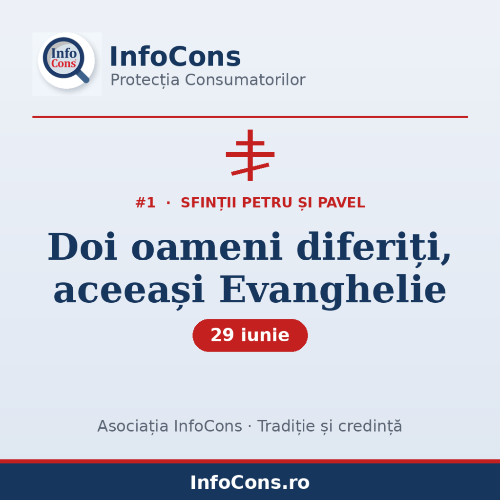 #1 Doi oameni diferiti, aceeasi Evanghelie