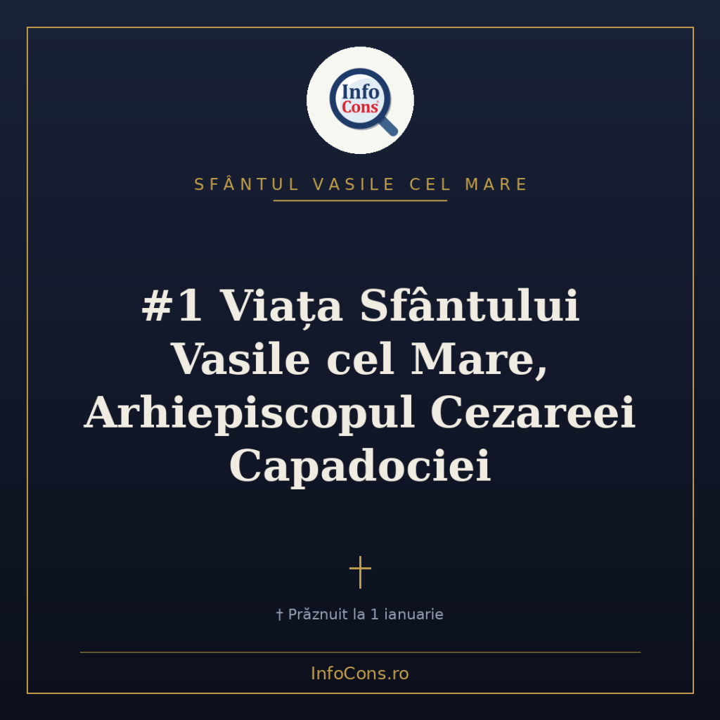 #1 Viața Sfântului Vasile cel Mare, Arhiepiscopul Cezareei Capadociei